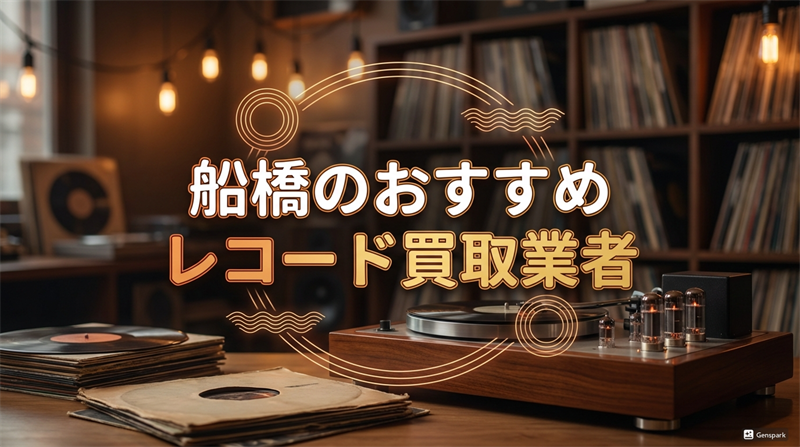 船橋のレコード買取業者おすすめ5選！高く売りたい人必見！