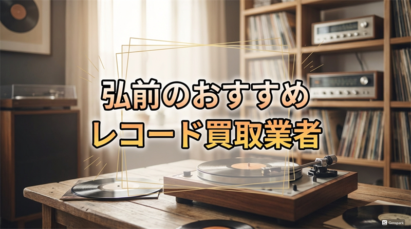 弘前のレコード買取業者はどこがいい？口コミで選ぶおすすめTOP5！
