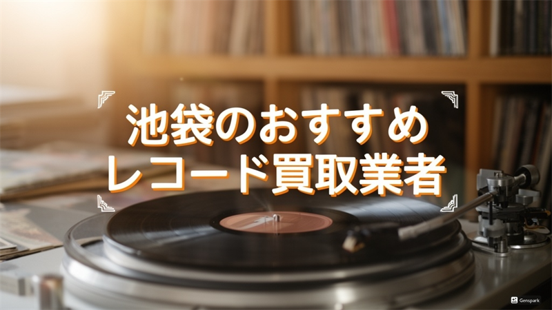 池袋のレコード買取業者ガイド！高額査定が狙えるおすすめTOP5！