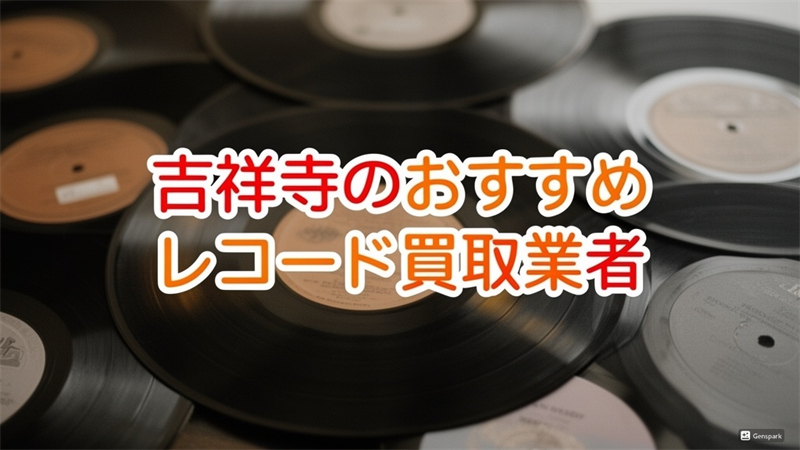 吉祥寺でレコード売る前に読んで！おすすめ買取業者5選と選び方ガイド！