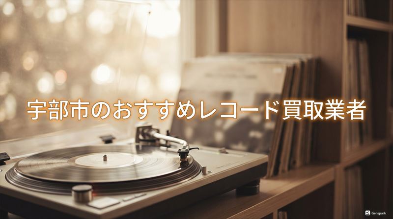 宇部市のレコード買取業者どこがいい？おすすめTOP5を厳選紹介！