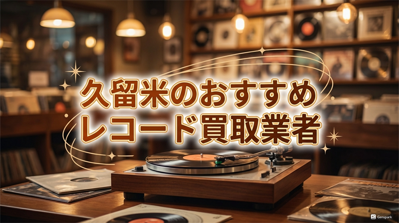久留米でレコードを売るならココ！満足度が高いおすすめ業者TOP5！