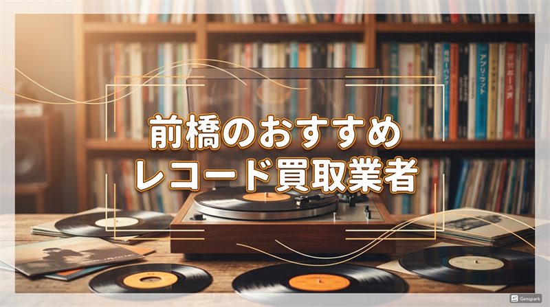 前橋のおすすめレコード買取業者を厳選紹介！査定額で選ぶTOP5！
