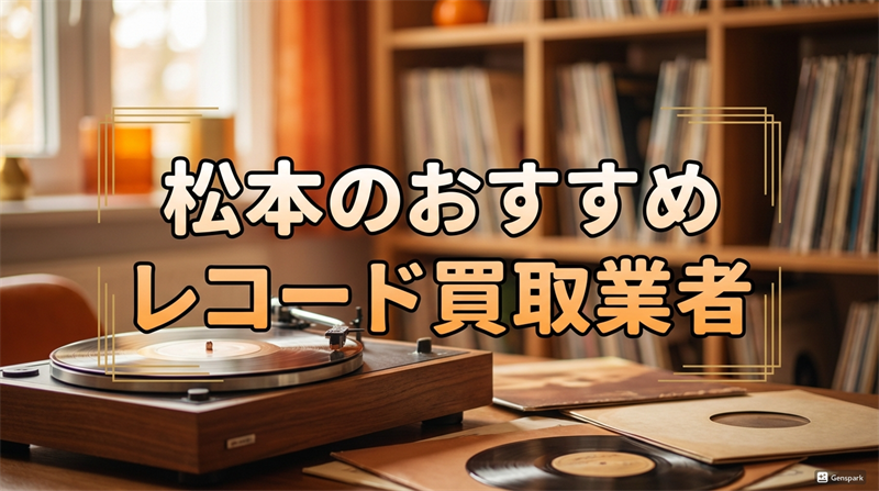 松本でレコードを売るならココ！査定額と対応で選ぶ買取業者TOP5！