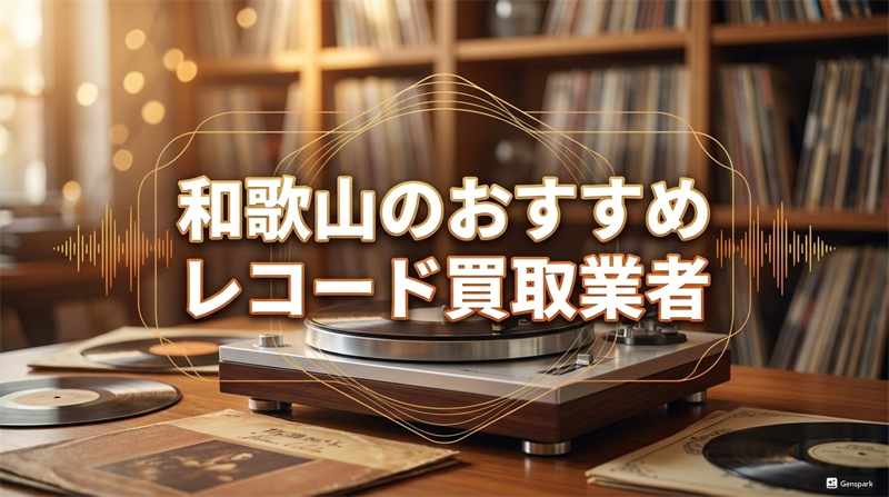 和歌山のおすすめレコード買取業者TOP5！高額査定が狙える店！