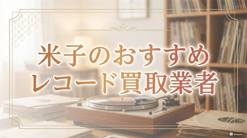 米子のレコード買取業者はどこがおすすめ？口コミで選んだTOP5！